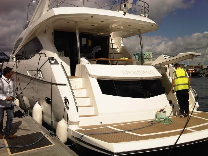 Owner’s technical representation at Sunseeker shipyard during yacht handover