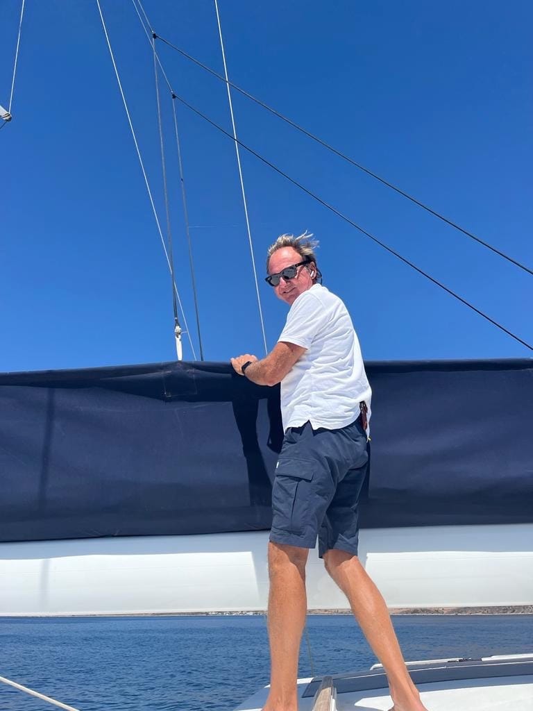 Yacht preparation and deck inspection by an experienced yacht captain
